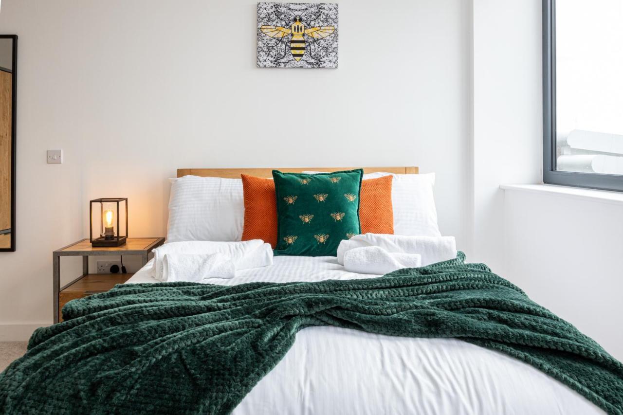 Chic Luxury Apartment Near Old Trafford Stadiums Mánchester Exterior foto