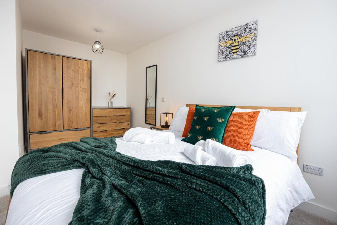 Chic Luxury Apartment Near Old Trafford Stadiums Mánchester Exterior foto